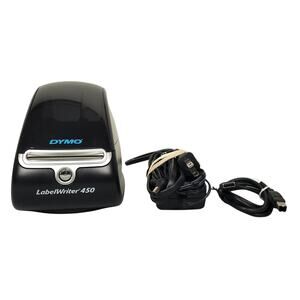 Dymo LabelWriter 450 Thermal Label Printer 1750110 w/ Cables Tested Works EUC